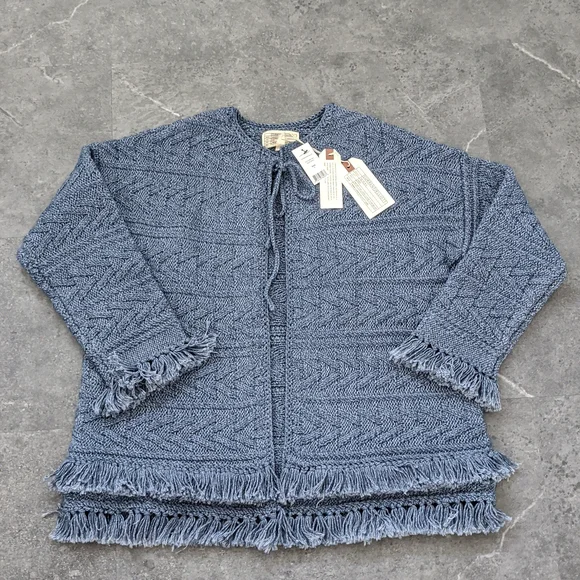 🎊HP🎊❄️$348 Current/Elliott Cable Fringe Sweater - Picture 4 of 9